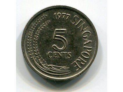 SINGAPUR. 5 cents 1977.