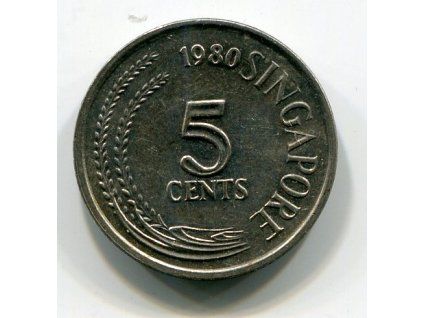 SINGAPUR. 5 cents 1980.