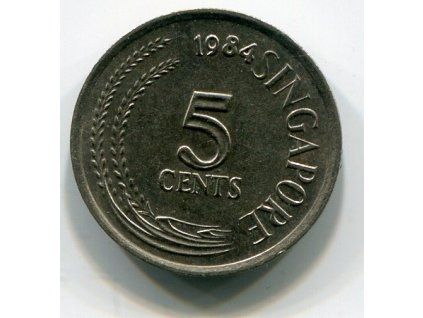 SINGAPUR. 5 cents 1984.