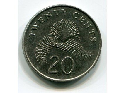 SINGAPUR. 20 cents 1987. KM-52