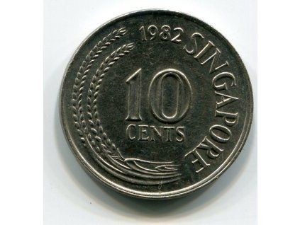 SINGAPUR. 10 cents 1982.