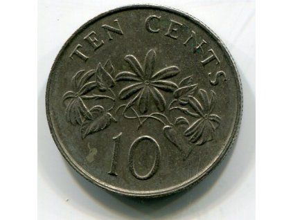 SINGAPUR. 10 cents 1987. KM-51