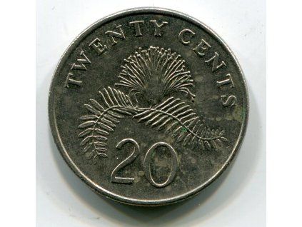 SINGAPUR. 20 cents 1997.