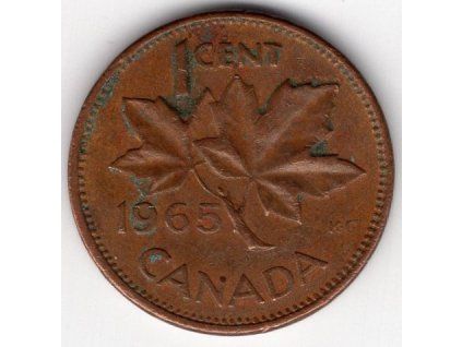 KANADA. 1 cent 1965. KM-59.1