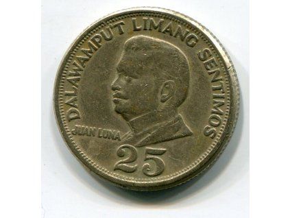 FILIPÍNY. 25 sentimos 1971.