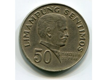 FILIPÍNY. 50 sentimo 1972.