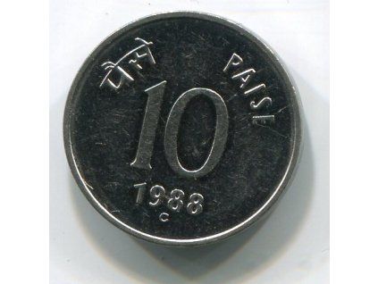 INDIE. 10 paise 1988/C.