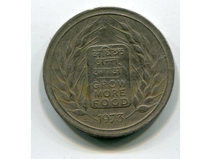 INDIE. 50 paise 1973. b.zn.