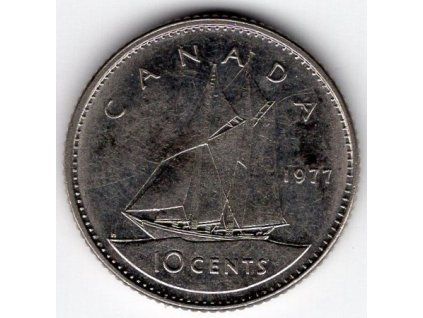 KANADA. 10 cents 1977. KM-77.1.