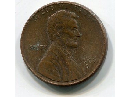 USA. 1 cent 1986/D. KM-201