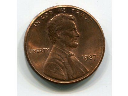 USA. 1 cent 1987. KM-201