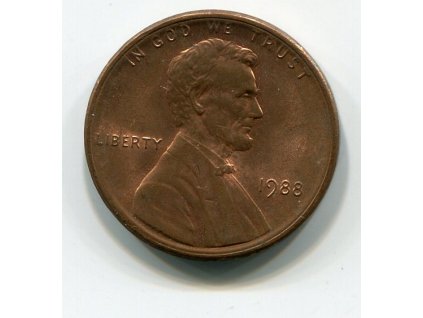 USA. 1 cent 1988. KM-201