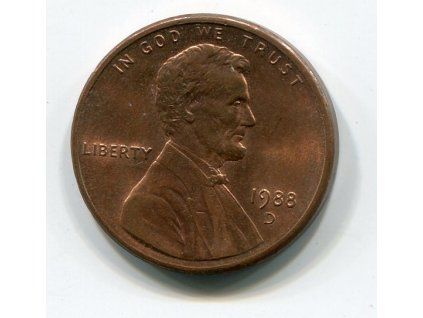 USA. 1 cent 1988/D. KM-201