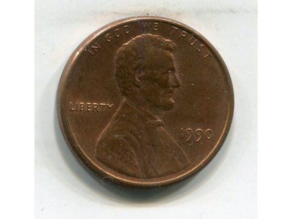 USA. 1 cent 1990.