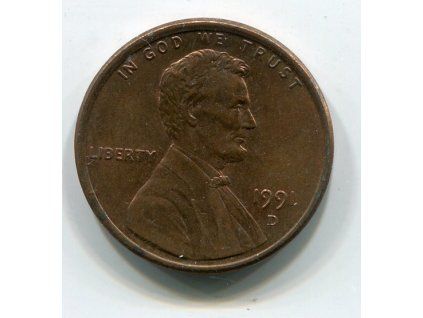 USA. 1 cent 1991/D.