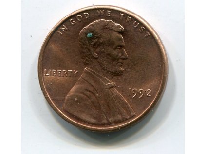 USA. 1 cent 1992.