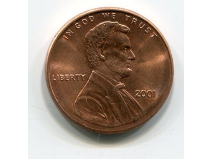 USA. 1 cent 2001.