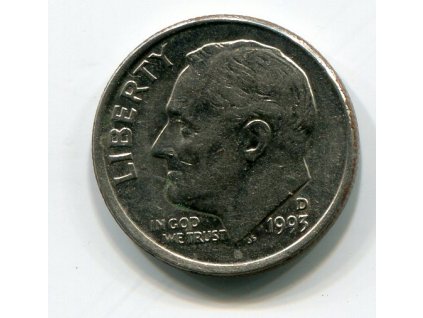 USA. 1 dime 1993/D. KM-195a