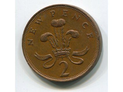 VELKÁ BRITÁNIE. 2 pence 1978.