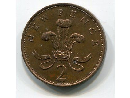 VELKÁ BRITÁNIE. 2 pence 1977.
