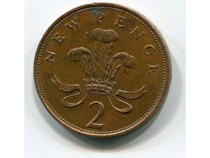 VELKÁ BRITÁNIE. 2 pence 1981.