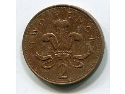 VELKÁ BRITÁNIE. 2 pence 1997.