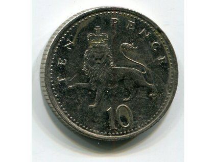 VELKÁ BRITÁNIE. 10 pence 2001.