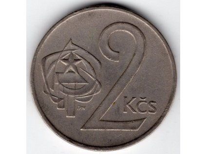 ČESKOSLOVENSKO. 2 koruny 1975.