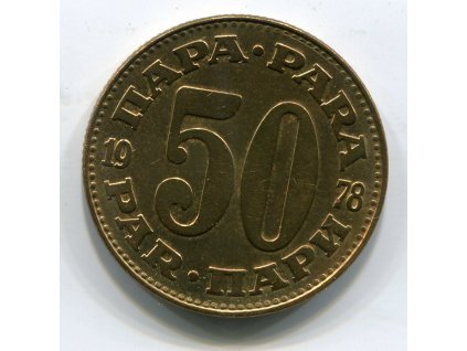 JUGOSLÁVIE. 50 para 1978.
