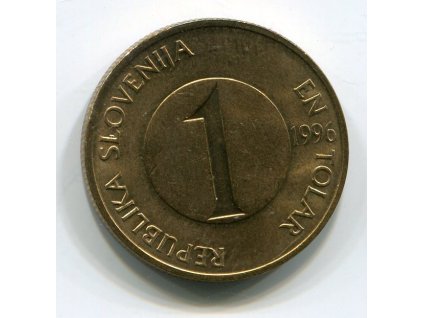 SLOVINSKO. 1 tolar 1996. KM-4