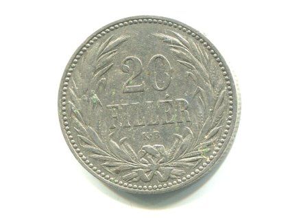 František Josef I. 20 fillér 1893/KB.