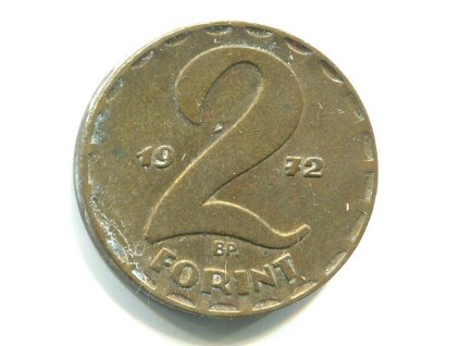 MAĎARSKO. 2 forint 1972.