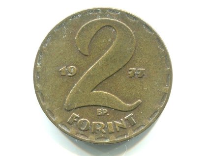 MAĎARSKO. 2 forint 1977.