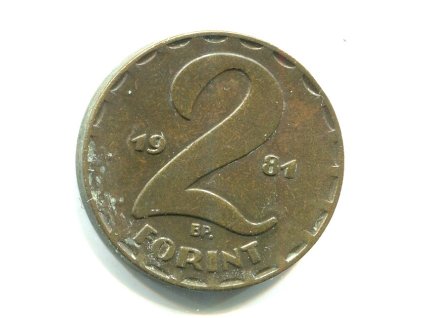 MAĎARSKO. 2 forint 1981.