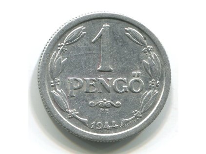 MAĎARSKO. 1 pengö 1944. KM-521