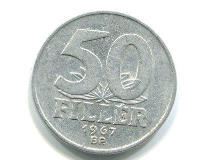 MAĎARSKO. 50 fillér 1967.