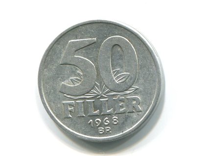 MAĎARSKO. 50 fillér 1968.