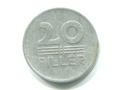 MAĎARSKO. 20 fillér 1955.