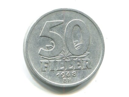 MAĎARSKO. 50 fillér 1968.