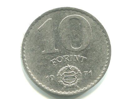MAĎARSKO. 10 forint 1971.