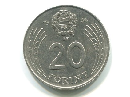 MAĎARSKO. 20 forint 1984.