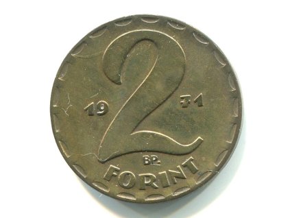 MAĎARSKO. 2 forint 1971.