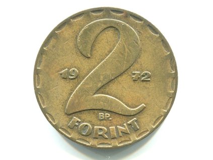 MAĎARSKO. 2 forint 1972.