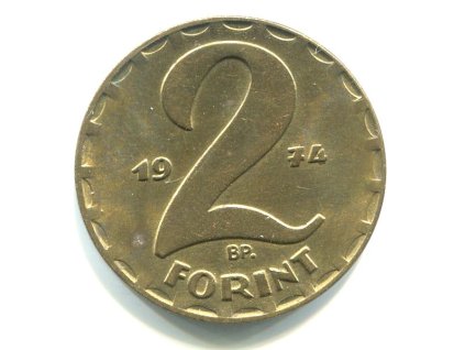 MAĎARSKO. 2 forint 1974.