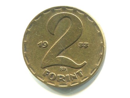 MAĎARSKO. 2 forint 1977.