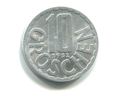 RAKOUSKO. 10 Groschen 1952.