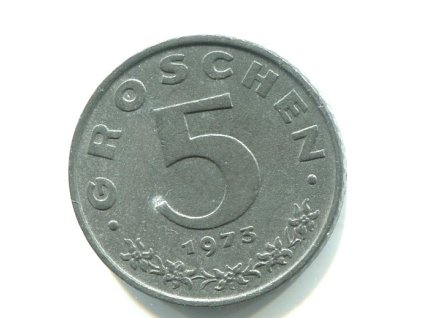 RAKOUSKO. 5 Groschen 1975.