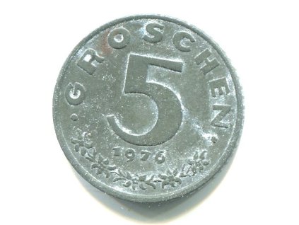 RAKOUSKO. 5 Groschen 1976.