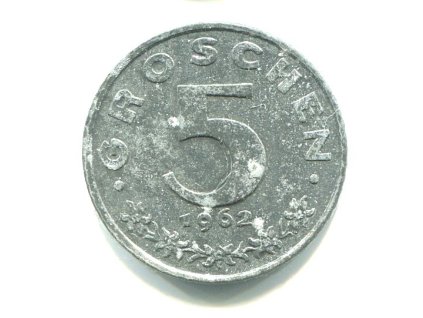 RAKOUSKO. 5 Groschen 1962.