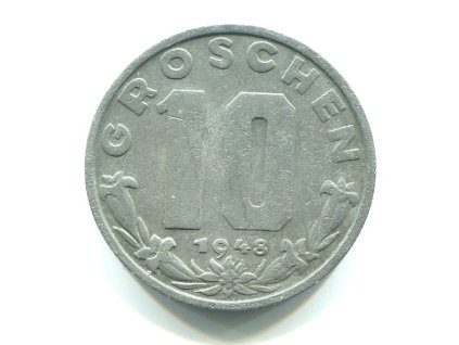 RAKOUSKO. 10 Groschen 1948.